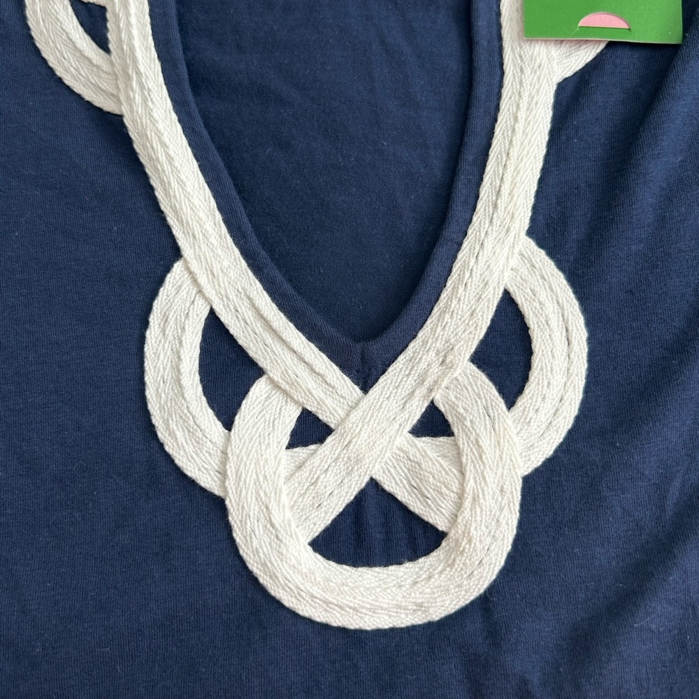 Lilly Pulitzer Brewster Top, Navy Blue